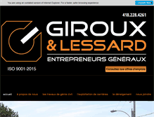 Tablet Screenshot of girouxlessard.com